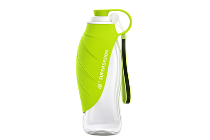 Botella de agua portátil para perros 580ml