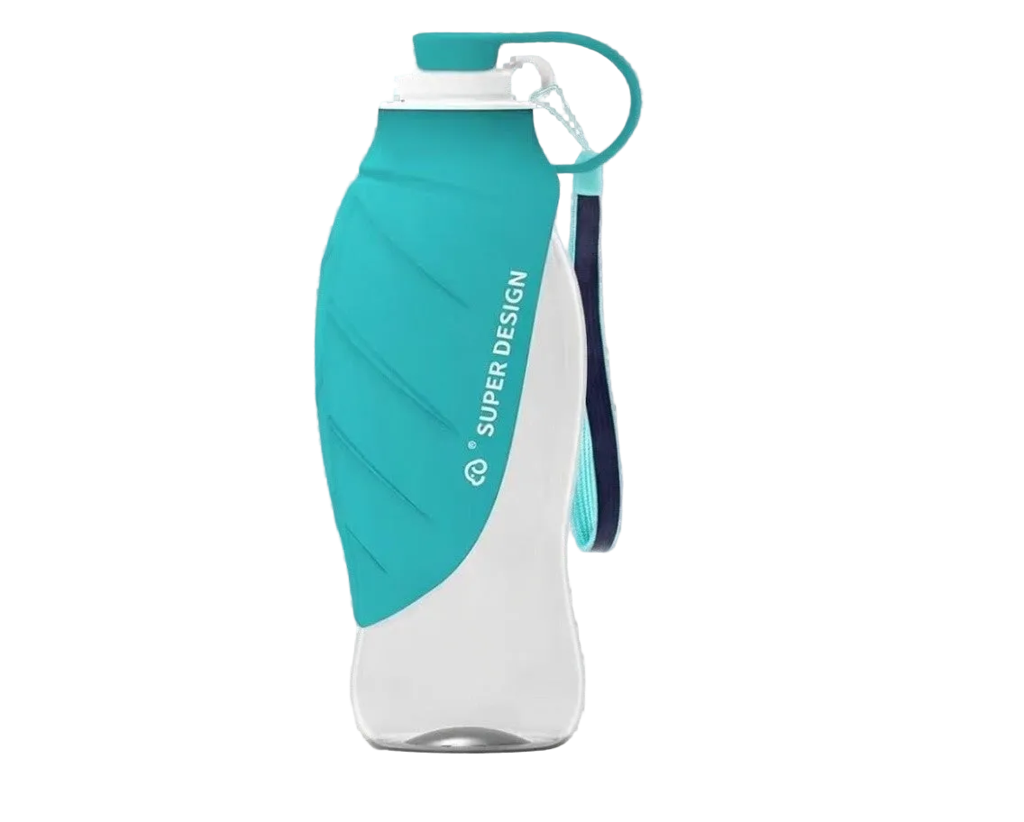 Botella de agua portátil para perros 580ml